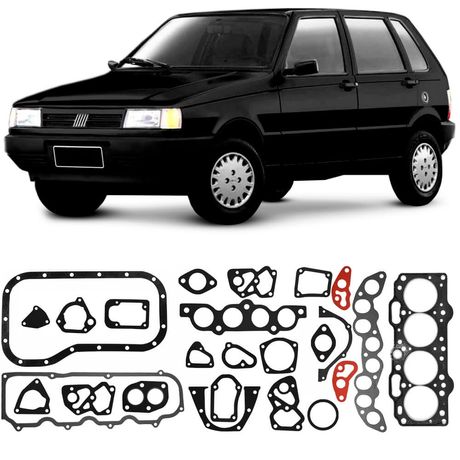 Jogo Junta Motor Fiat Uno 1.0 1.5 96 a 2004 Completo Sabó