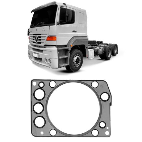 Junta Cabeçote Motor Mercedes Benz 1938 LA OM457 2001 a 2005 Sabó