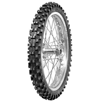 Pneu-Moto-Pirelli-Aro-21-80-100-21-51M-Dianteiro-Scorpion-MX32-Mid-Soft-com-desenho-agressivo-para-melhor-tracao-em-terrenos-variados-
