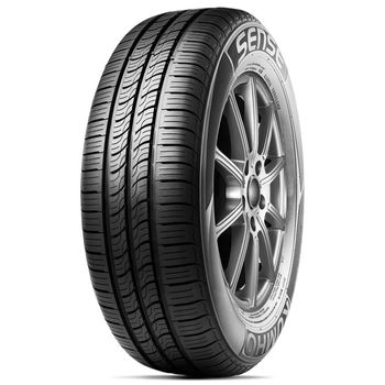 Pneu-Kumho-Sense-KR26-Aro-15-tamanho-195-60R15-com-design-de-bandas-de-rodagem-para-melhor-aderencia-e-desempenho-