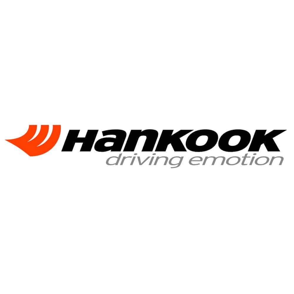 Selo de eficiência energética do pneu Hankook com classificação de resistência, frenagem e ruído conforme o INMETRO