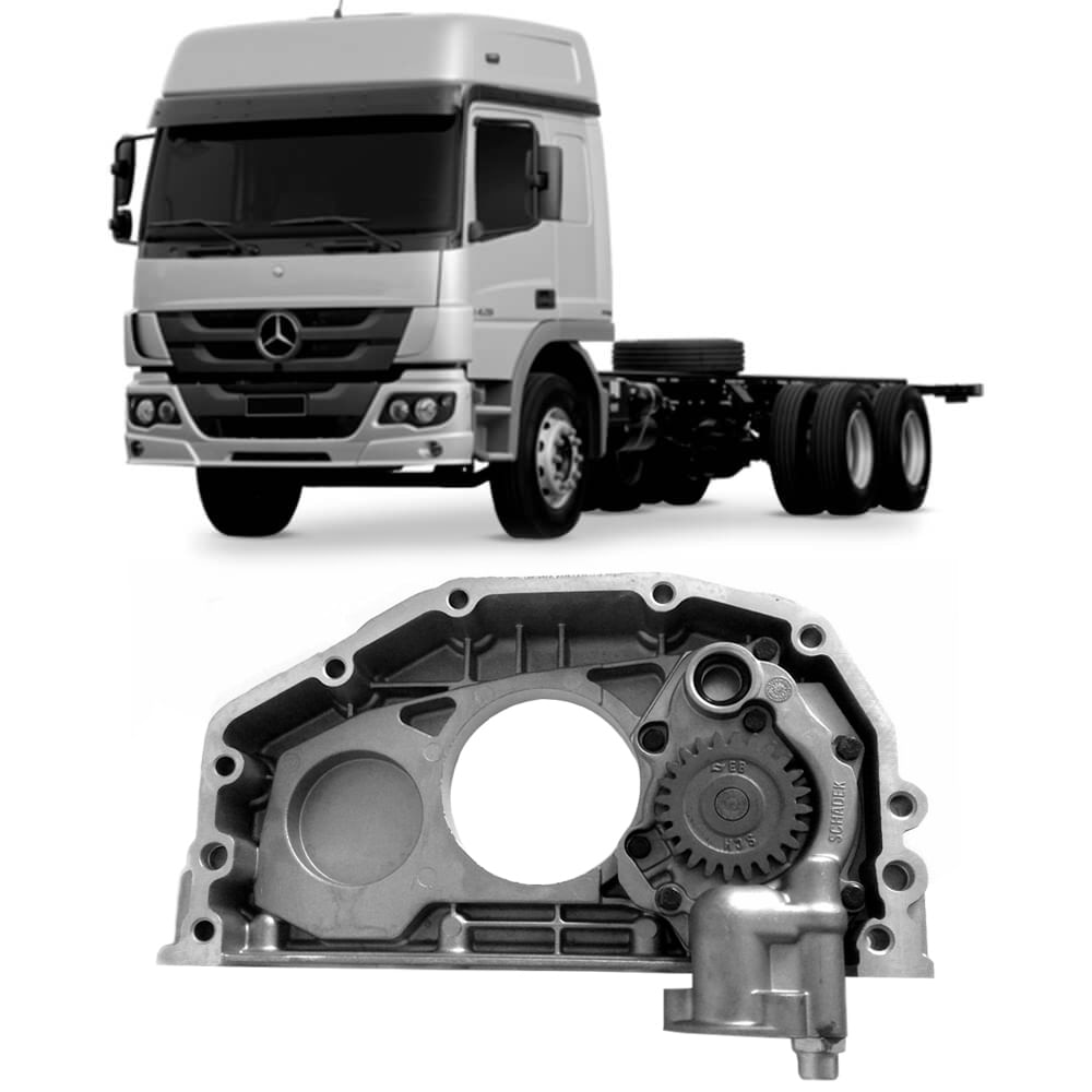 Bomba de óleo para Mercedes-Benz Atego 1418 OM 904 2004 a 2012 Schadek