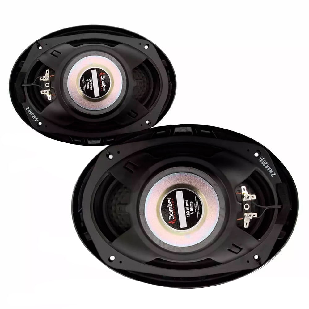 Par Alto Falante Bomber Bbmax 6x9 Quadriaxial 100W RMS - Hiper Varejo