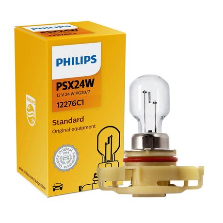 Lâmpada Philips Standart 24W 12V PG20/7 PSX Farol Auxiliar