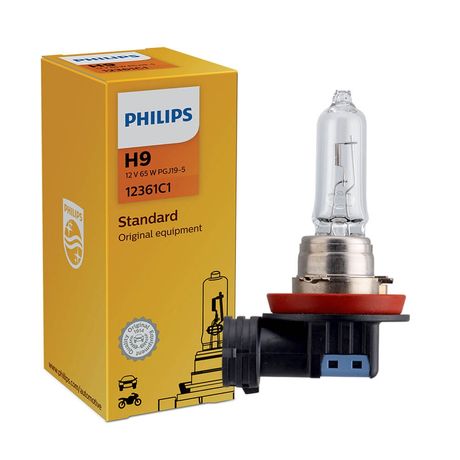 Lâmpada Philips Standart 65W 12V PGJ19-5 H9 Farol