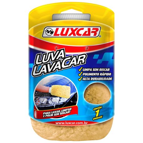 Luva Lavar Encerar Polimento Carro Lavacar Luxcar