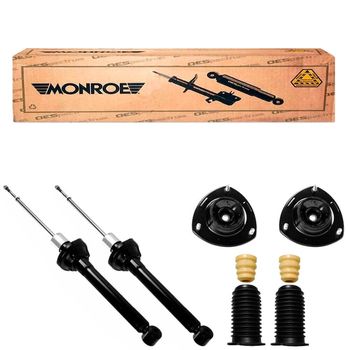 Amortecedores-traseiros-Monroe-para-Ford-Escort-96-a-2003-com-kit-completo-para-substituicao-