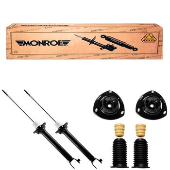 Amortecedores-traseiros-Monroe-para-Ford-Ka-96-a-2007-acompanhados-de-kit-de-instalacao-e-pecas-adicionais-