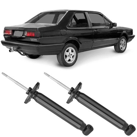 Amortecedores-traseiros-Monroe-para-Santana-84-a-90-compativeis-com-motorista-e-passageiro-em-fundo-de-carro-preto-