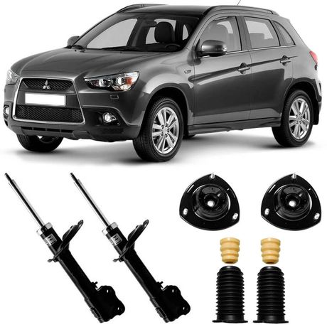 2 Amortecedor Mitsubishi Asx 2011 a 2017 Dianteiro Kayaba e Kit