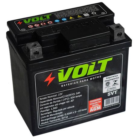 Bateria Moto Volt Selada 5 Amperes 12v
