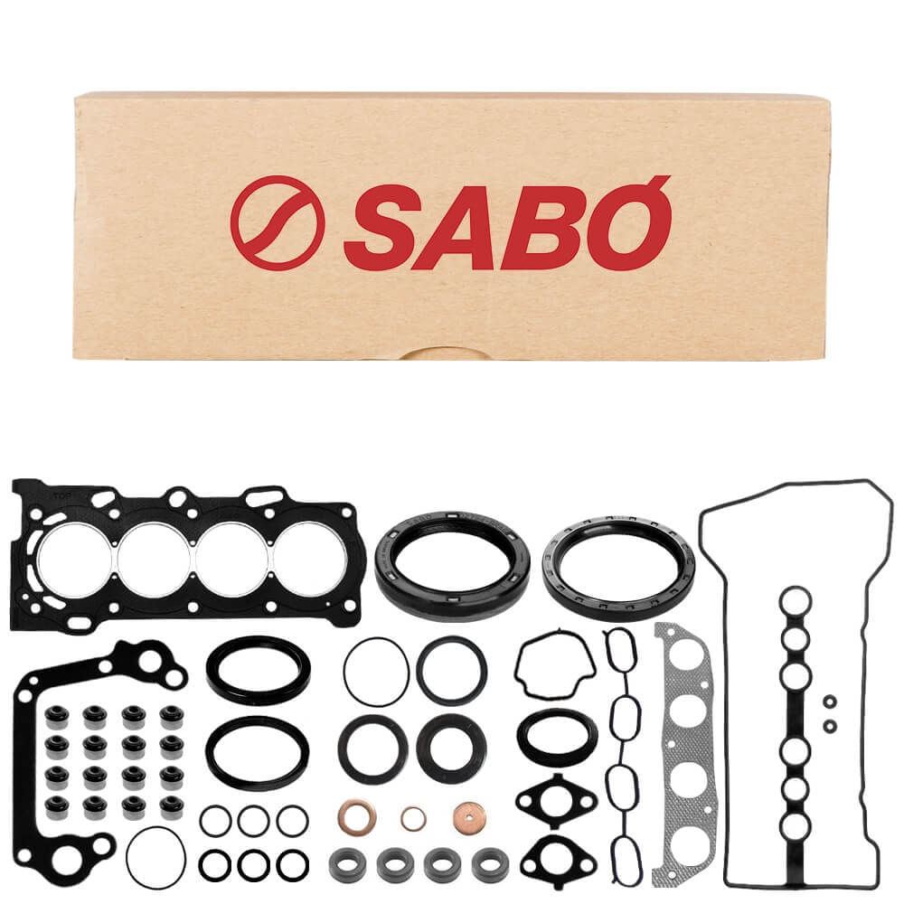 Caixa Sabó com conjunto completo de juntas para Toyota Corolla 1.6 e 1.8 anos 2002 a 2014