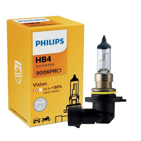 Lâmpada Philips Standard 55W 12v Hb4 Biodo P22d Farol