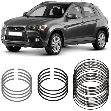 Jogo Anel Segmento STD Mitsubishi Asx 2.0 2011 a 2018 Metal Leve