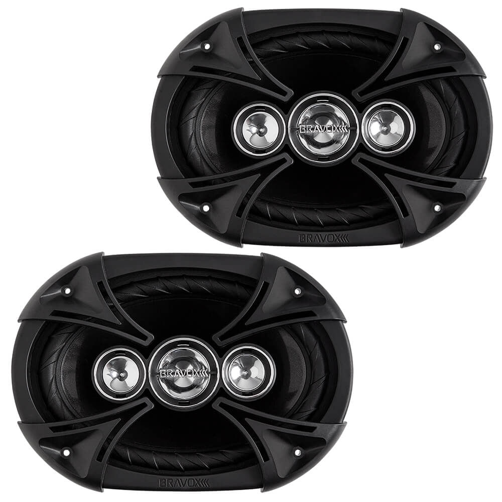 Par Alto Falante Bravox Quadriaxial 6x9 220W RMS 4 Ohms - Hiper Varejo