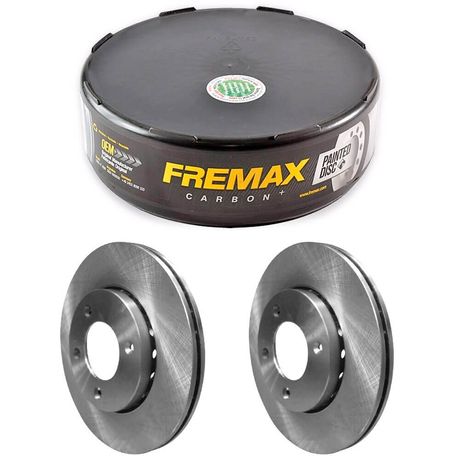 Par Disco Freio Ford Ka 1.0 1.3 1.6 97 a 2013 Dianteiro Ventilado Fremax