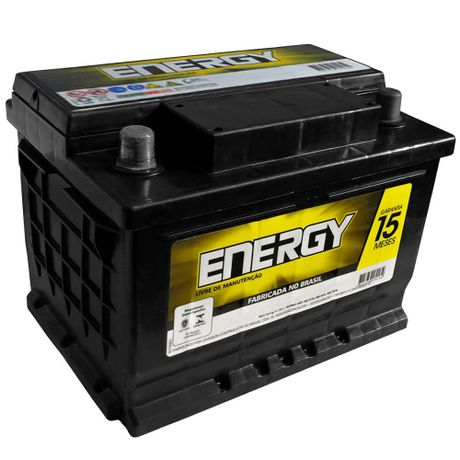 Bateria Carro Energy Selada 60 Amperes 12V CCA 375