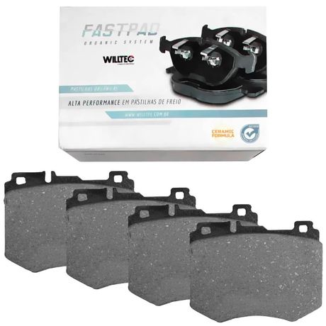 Kit Pastilha Freio Cerâmica Mercedes Classe C 2014 a 2016 Dianteira Fastpad Willtec