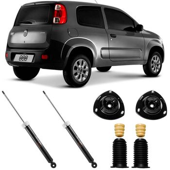 Amortecedores-traseiros-Cofap-Turbogas-para-Fiat-Novo-Uno-2011-a-2021-com-kit-completo-de-instalacao-incluido-
