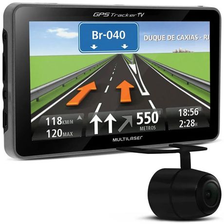GPS LCD 4,3 Pol. Touch Tv Digital Rádio FM com Câmera de Ré Avin Multilaser