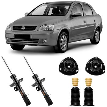 Amortecedores-dianteiros-Cofap-para-Chevrolet-Corsa-2002-a-2012-com-kit-de-instalacao-compativel-e-de-alta-qualidade-