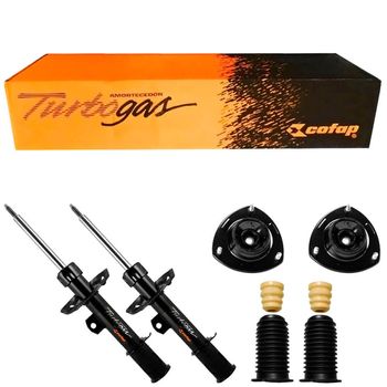 Amortecedores-dianteiros-Cofap-Turbogas-para-Chevrolet-Montana-2004-a-2009-incluindo-kit-de-montagem-