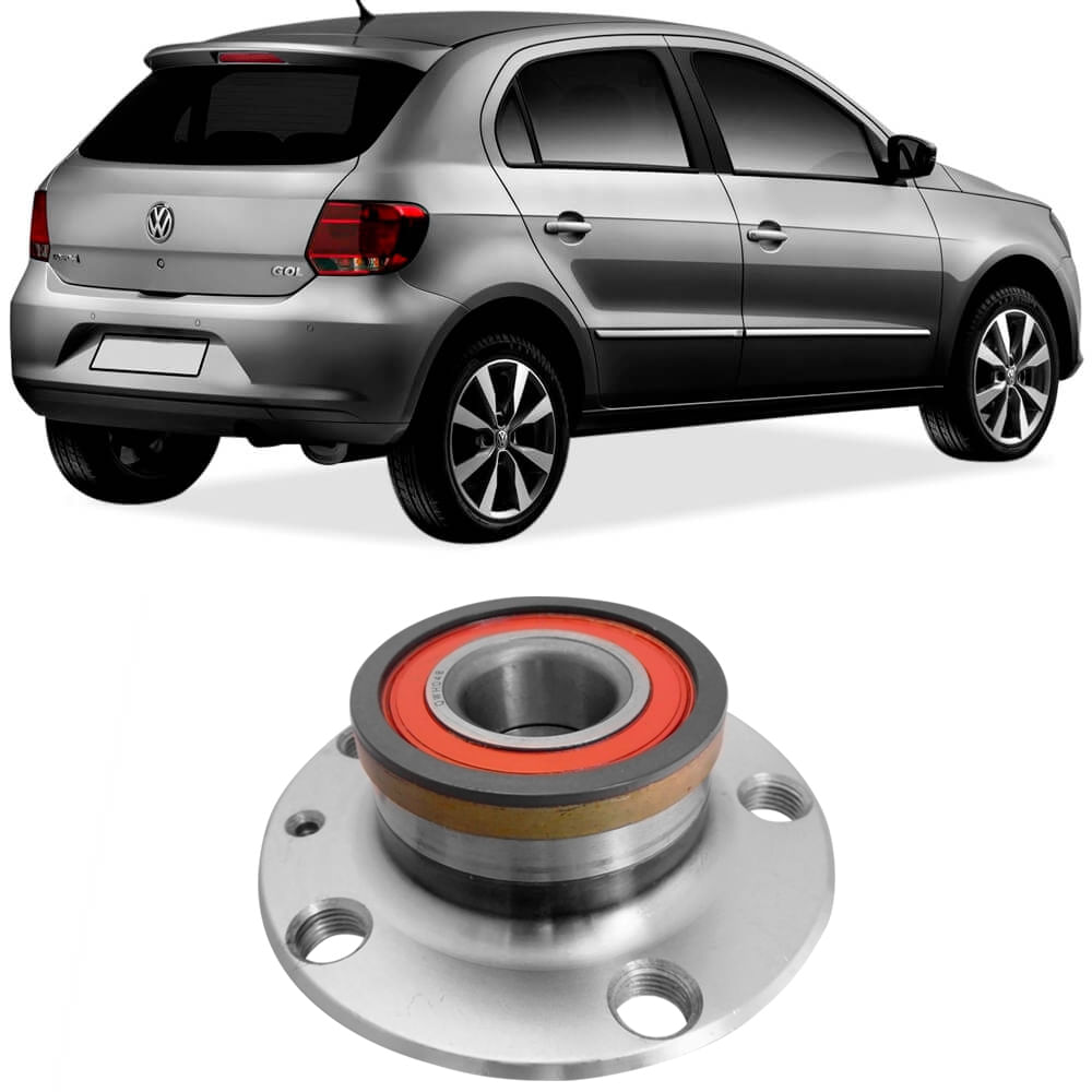 Cubo Roda Gol G6 G7 2012 a 2018 Traseiro Com Rolamento Hipperfreios ...