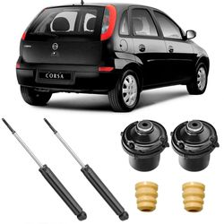 Amortecedores-traseiros-Nakata-para-Chevrolet-Corsa-2002-a-2012-com-kit-inclusos-ideais-para-manutencao-do-veiculo-