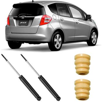 Amortecedores-traseiros-Nakata-para-Honda-Fit-2009-a-2014-com-kit-de-borrachas-incluido-imagem-do-produto-sobre-fundo-claro-