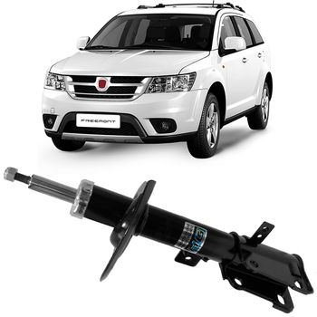 Amortecedor-dianteiro-direito-para-Fiat-Freemont-2011-a-2012-modelo-Nakata-HG41064-em-destaque-com-embalagem-