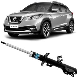 Amortecedor-dianteiro-Nakata-para-Nissan-Kicks-2017-a-2018-modelo-HG41134-em-destaque-sobre-a-embalagem-