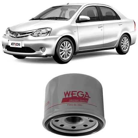 Filtro Óleo Toyota Etios 1.3 1.5 2013 a 2015 Wega