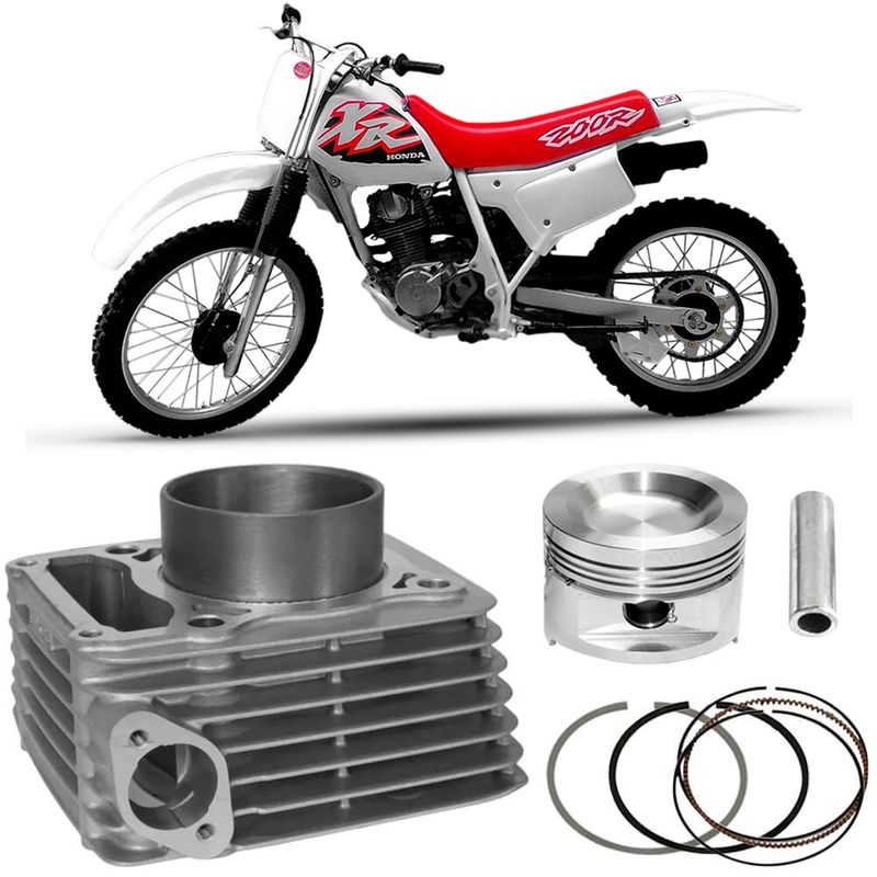 Kit Motor Cilindro Honda Xr 200 94 a 2000 Original fortbras