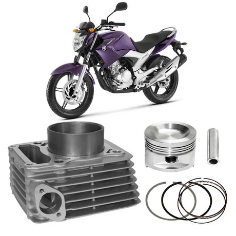 Kit Motor Cilindro Moto Yamaha Fazer Ys250 2006 a 2014