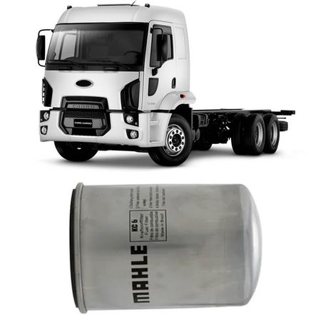 Filtro Combustível Ford Cargo 1722 Cummins 6 CTAA 2003 a 2008 Metal Leve