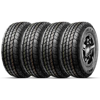 Kit de 4 pneus Xbri Aro 16 245/75R16 120/116Q Forza A/T, ideal para desempenho em diferentes condições de terreno.