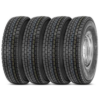 Kit-com-4-pneus-Durable-Aro-22-modelo-DR656-tamanho-11.00r22-para-caminhoes-com-alta-durabilidade-e-resistencia.