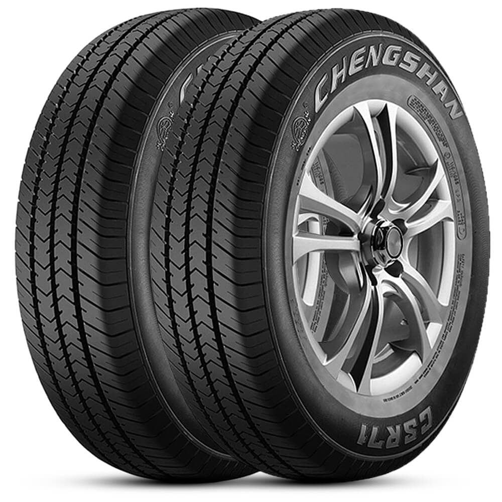 Imagem do selo INMETRO de eficiência energética do pneu Chengshan CSR71 aro 14 175/70R14C