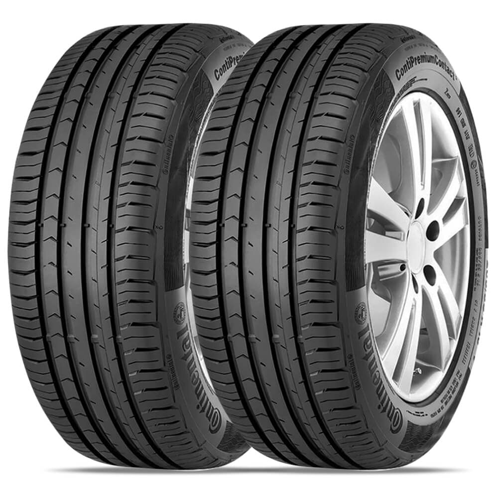 Kit 2 Pneu Continental Aro 17 235/55r17 99v Premium Contact 5 Ao Original Audi Q3 fortbras