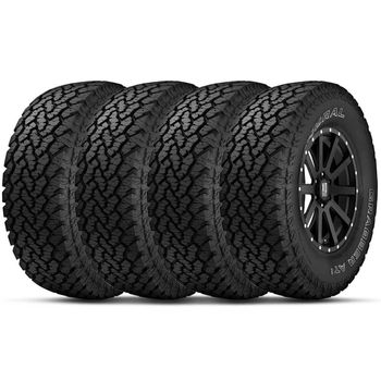 Kit-com-4-pneus-General-by-Continental-Aro-15-modelo-235-75R15-109S-Grabber-com-letras-brancas-e-design-robusto-