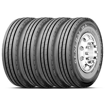Kit-com-4-pneus-General-by-Continental-RA-295-80R22-5-152-148M-para-caminhoes-com-design-liso-e-durabilidade-