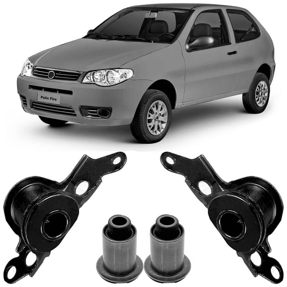 Kit Bucha Bandeja Balança Fiat Palio 2001 A 2017 Sampel Fortbras