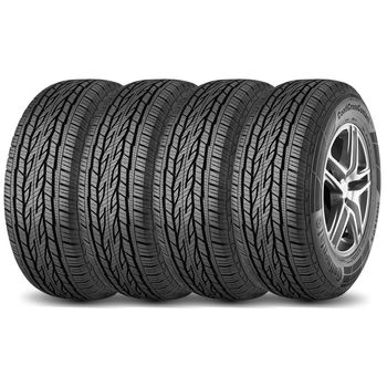 Kit-com-quatro-pneus-Continental-Aro-17-265-65R17-112H-modelo-Cross-Contact-LX2-ideais-para-SUVs-e-caminhonetes-