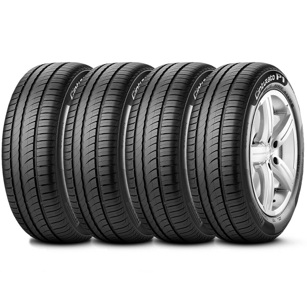Kit 4 Pneus Pirelli Aro 16 205/55r16 91v P1 Cinturato - fortbras