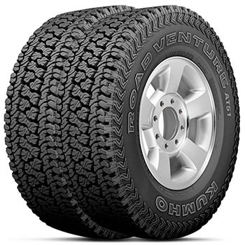 Kit-com-2-pneus-Kumho-Aro-16-235-85R16-120-116R-Road-Venture-AT51-ideal-para-uso-em-terrenos-off-road-