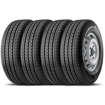 Kit-de-4-pneus-Pirelli-Aro-15-195-70R15C-104R-Chrono-com-desenho-eficiente-para-desempenho-e-seguranca-nas-estradas-