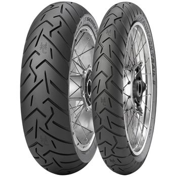 Pneu-moto-Pirelli-150-70-17-e-90-90-21-modelo-Scorpion-Trail-2-com-design-moderno-e-aderencia-aprimorada-