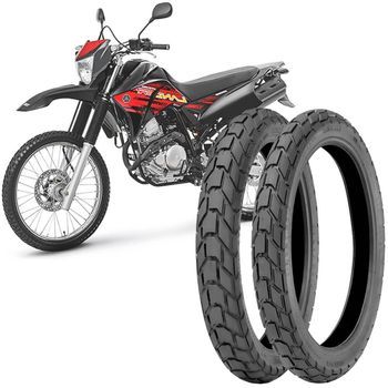 Pneu-para-moto-XTZ-Lander-medidas-120-80-18-e-90-90-21-com-estilo-off-road-e-design-robusto--Ideal-para-aventura-