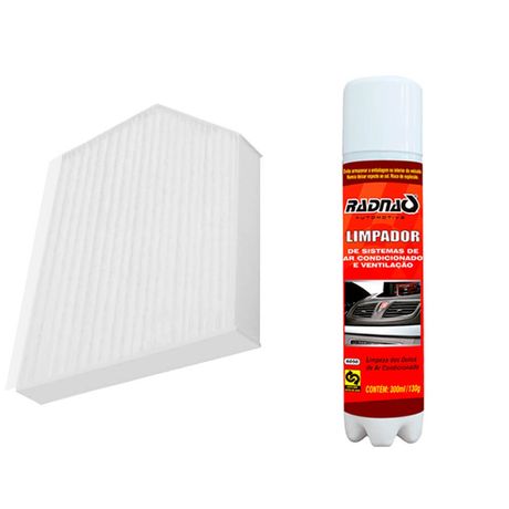 Kit Filtro Ar Cabine Higienizador Audi A4 2008 a 2017 Wega