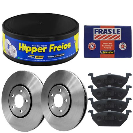 Kit Pastilha Disco Audi A3 2000 a 2002 Dianteiro Teves Frasle